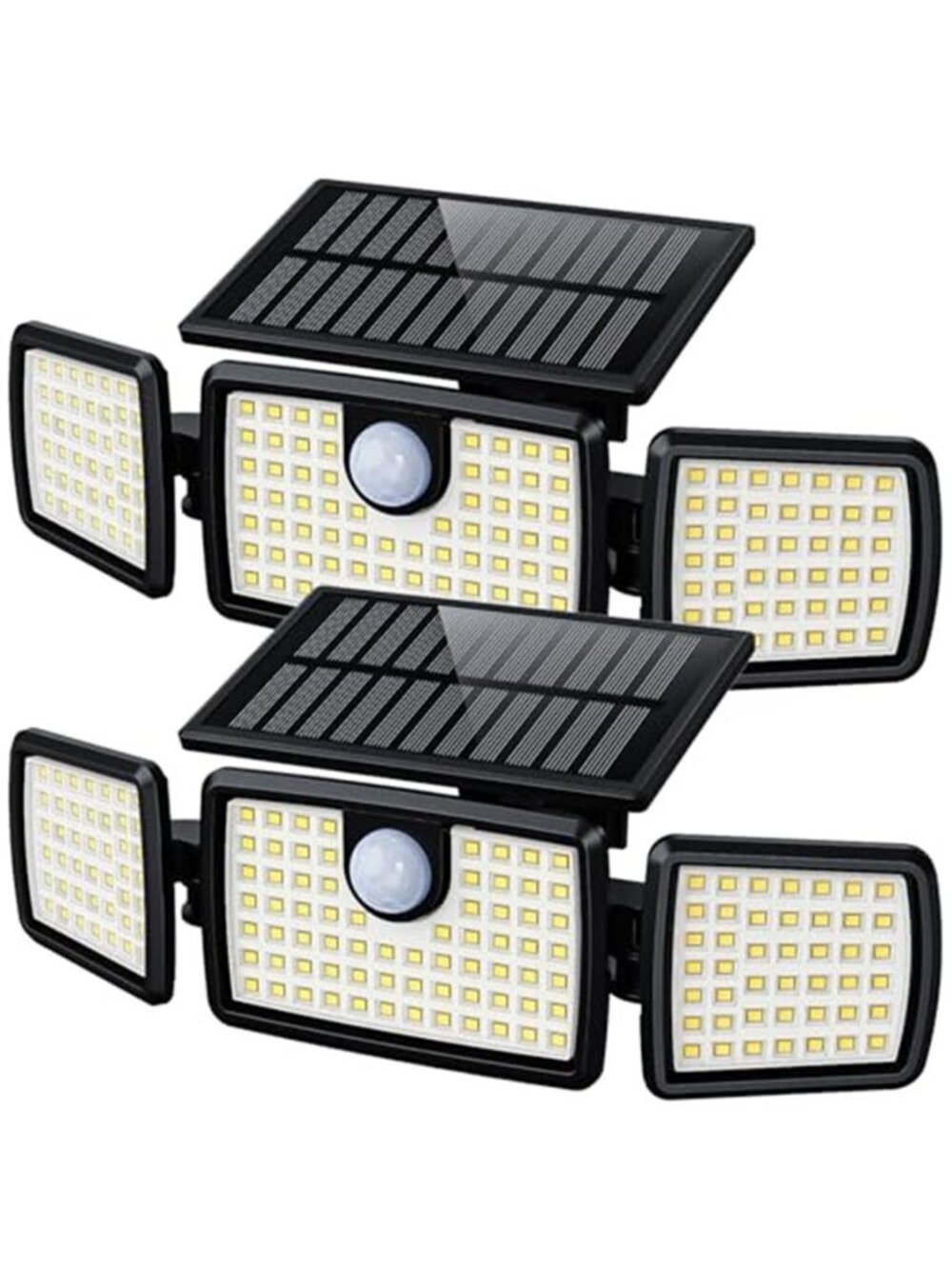 Solar Motion Sensor Flood Lights Outdoor Waterproof LED Security Yard Garage